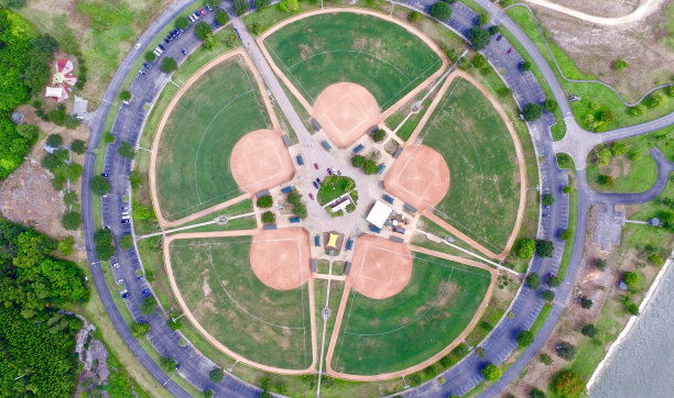 空中棒球公园图片下载