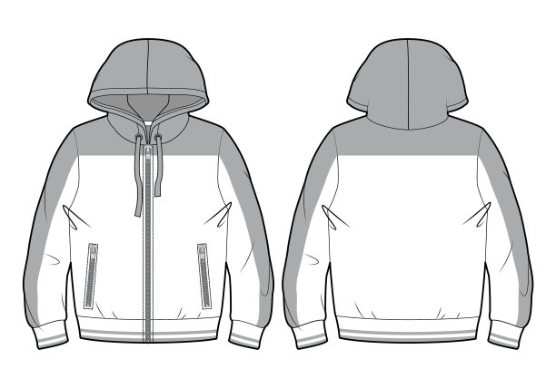 空白的连帽运动衫图片下载