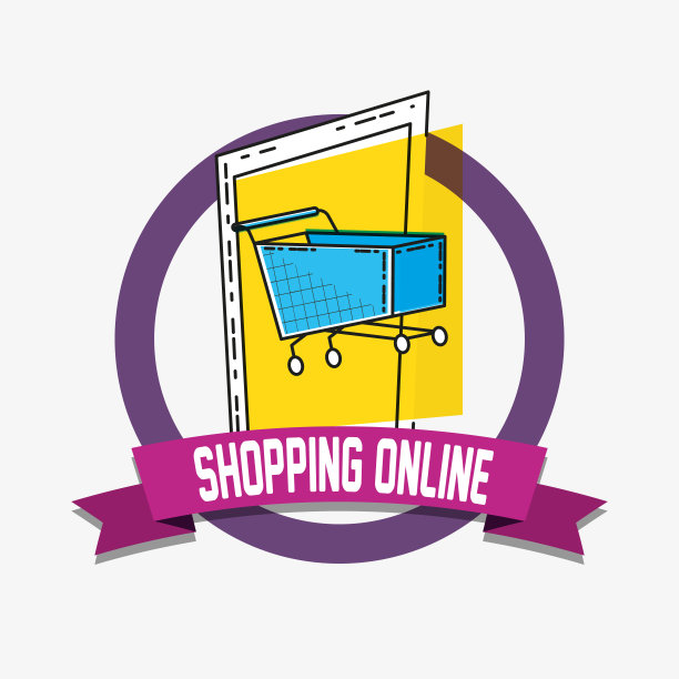 智能手机波普艺术风格的网上购物图片下载