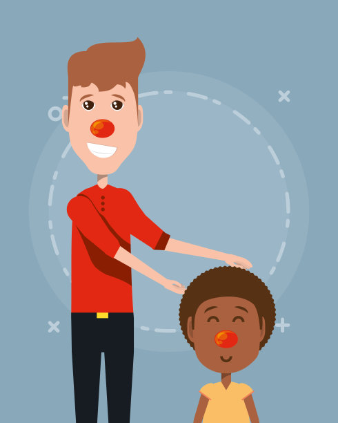 红鼻子日设计图片下载