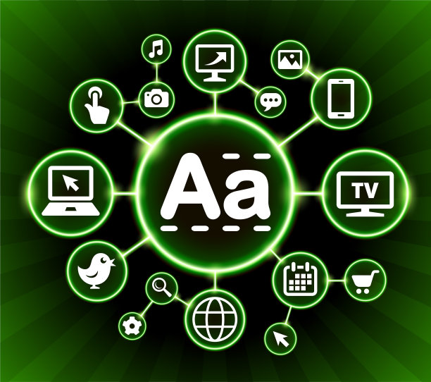 字母表互联网通信技术暗按钮背景图片下载