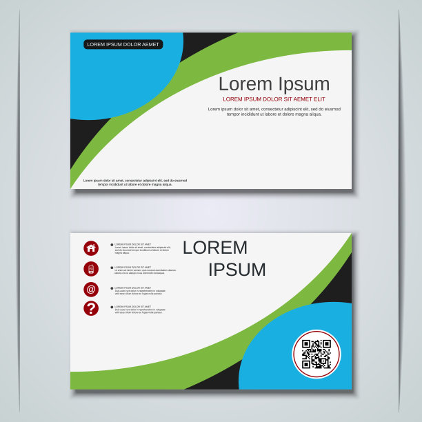 商务拜访卡矢量设计模板图片下载