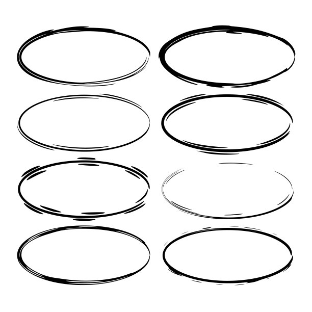 一套黑色空grunge框架。矢量插图。图片下载