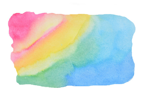 插图抽象水彩手绘和画在纸上图片下载