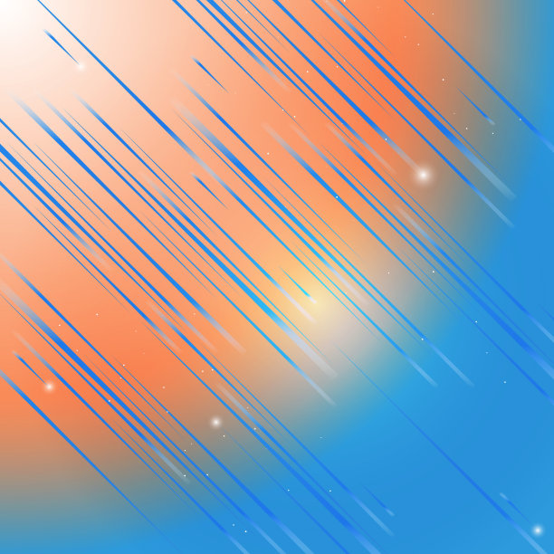 抽象的流星在早晨的蓝天背景图片下载