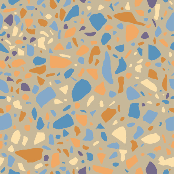 水磨石无缝模式。用鹅卵石和石头铺的瓷砖。图片下载