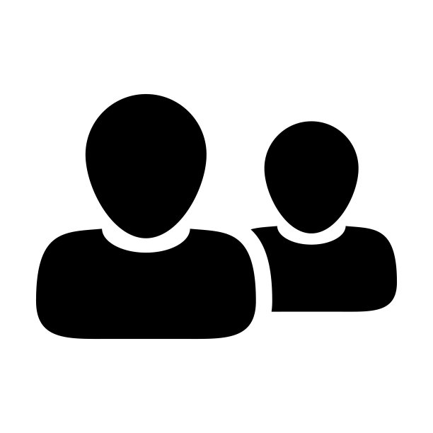 Hr图标向量男性组人员符号化身为企业管理团队中的平色字形象形图图片下载