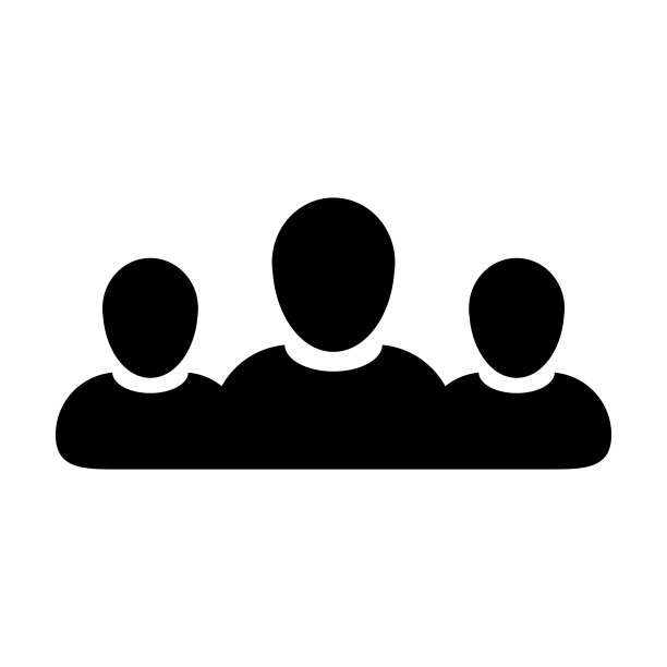 团队图标向量男性群体的人的符号化身为企业管理在平色字形象形文字图片下载