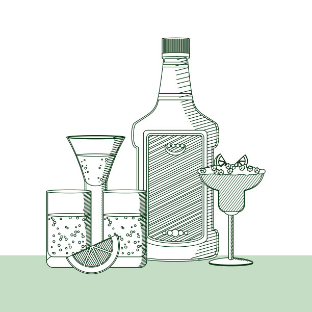 吟游诗人饮料的概念图片下载