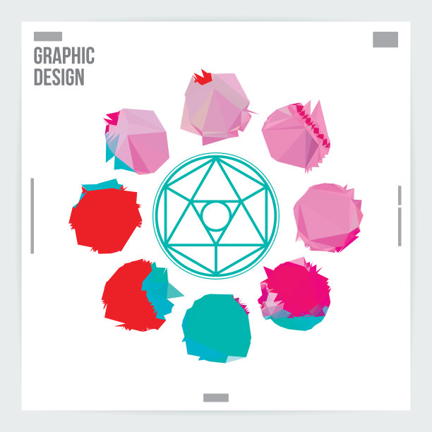 抽象点图形设计海报布局模板图片下载