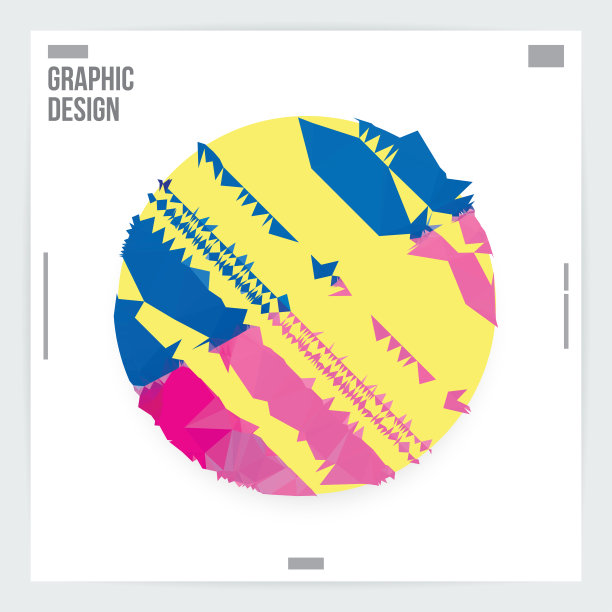 抽象圆形图形设计海报布局模板图片下载