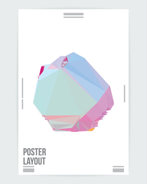 摘要变形图形设计海报布局模板图片下载