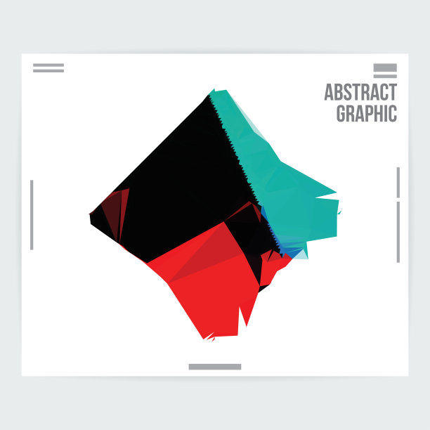 抽象几何形状图形设计海报布局模板图片下载