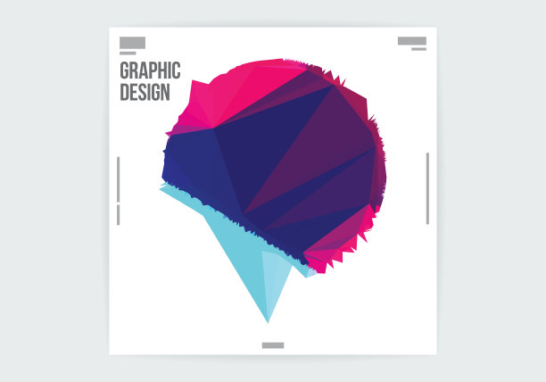 抽象几何形状图形设计海报布局模板图片下载