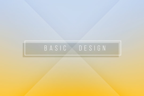 基本的黄色最小优雅抽象线条折痕模式矢量背景图片下载