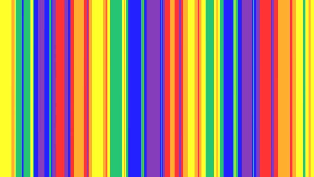 有几种颜色的垂直线条。3 d渲染。图片下载