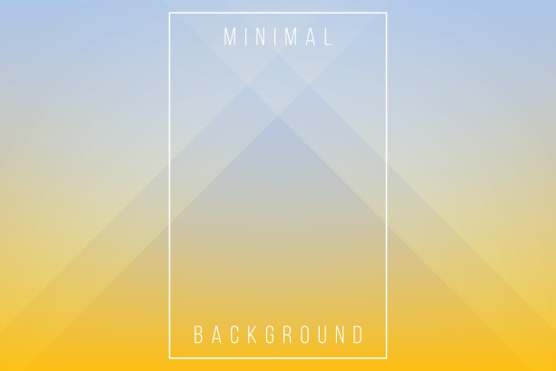 基本的黄色最小优雅抽象线条折痕模式矢量背景图片下载