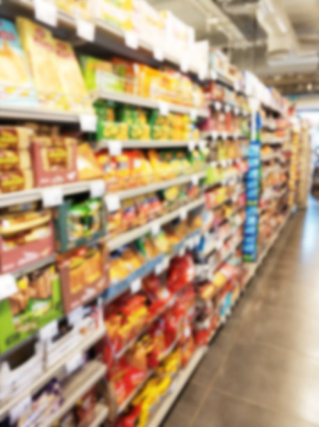 散焦超市的背景图片下载