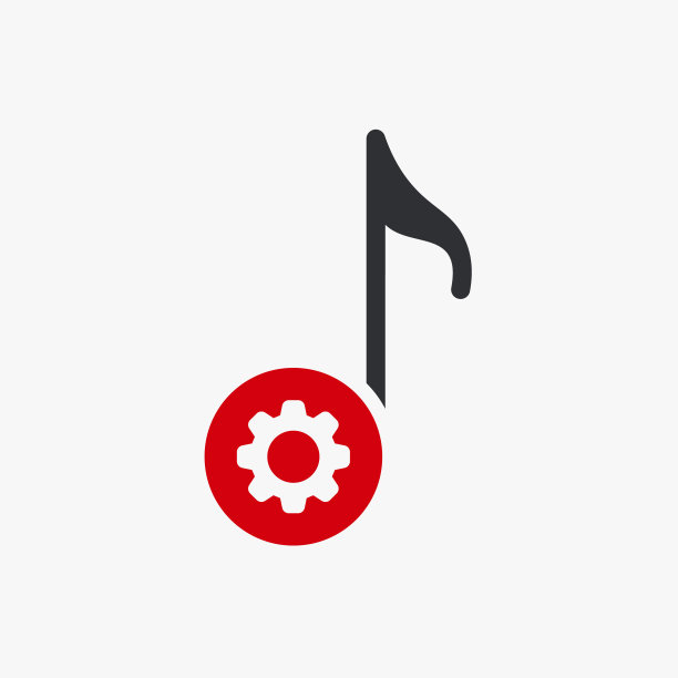 音符图标，带设置标志的音乐图标。音符图标和自定义、设置、管理、处理符号图片下载