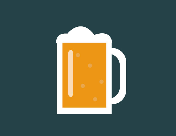 矢量啤酒杯图片下载