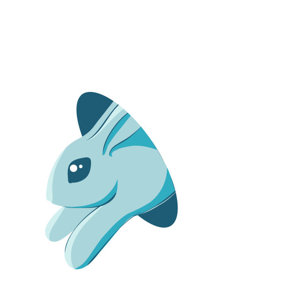 可爱的兔子从兔子洞里跳出来图片下载