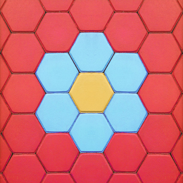 六角砖地板图片下载