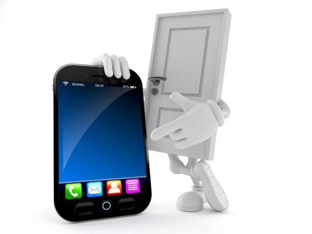 智能手机的门字符图片下载