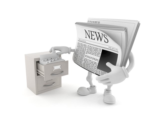 有档案的报纸人物图片下载