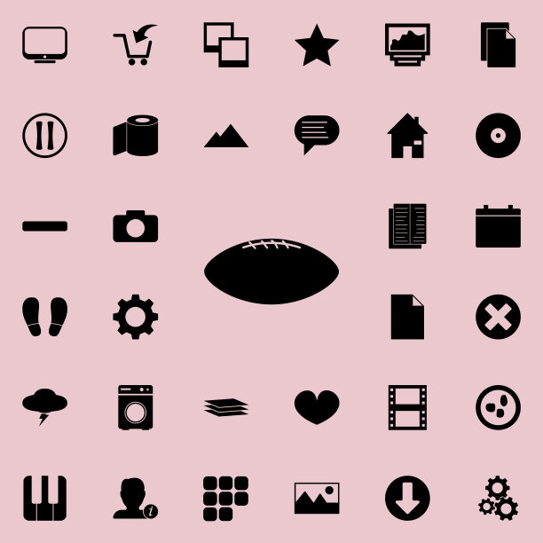 橄榄球图标图片下载