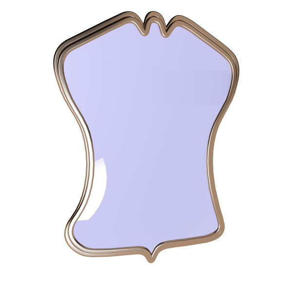 老式镜子上的白色图片下载