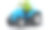 有趣的绿色鸟- 3D插图图片下载