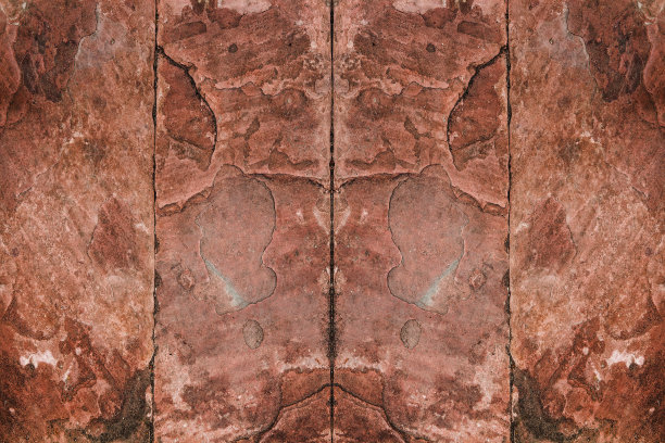 红色大理石墙面纹理背景，自然图案图片下载