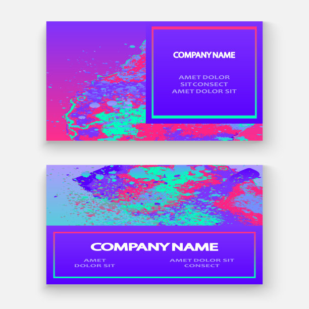 霓虹喷溅艺术封面设计。流体全息梯度爆炸飞溅纹理背景。时尚创意矢量模板封面报告目录小册子传单产品图片下载