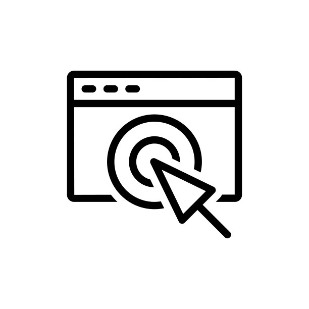 点击图标矢量插图图片下载