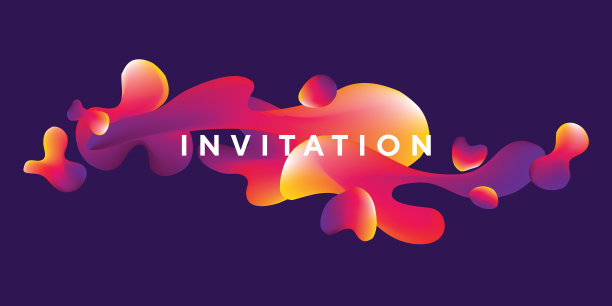 抽象流体形状矢量设计。我图片下载