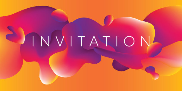 抽象的彩色液体矢量图案。图片下载