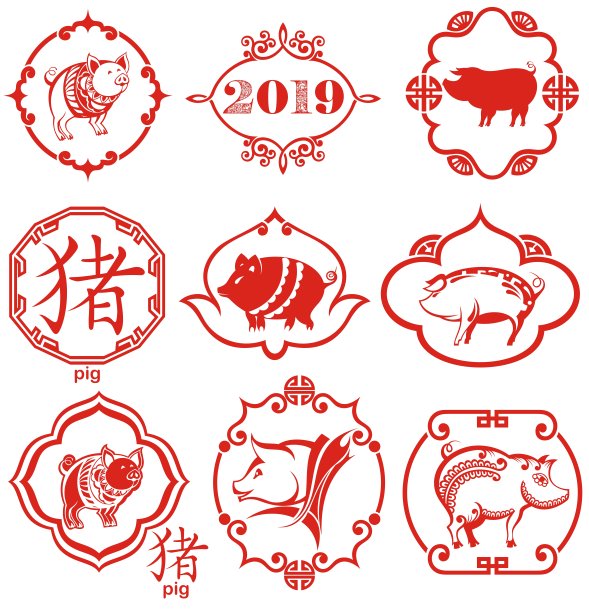 2019年是中国的猪年图片下载