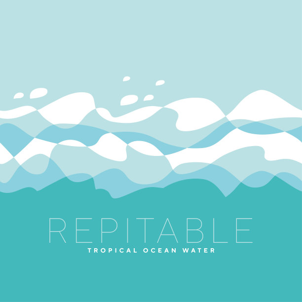 抽象的海浪模式。图片下载