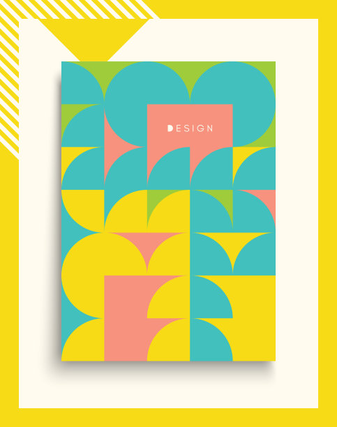 封面设计模板的广告。抽象多彩的几何设计。图案可以作为一个模板用于小册子，年度报告，杂志，海报，演示，传单和横幅。图片下载