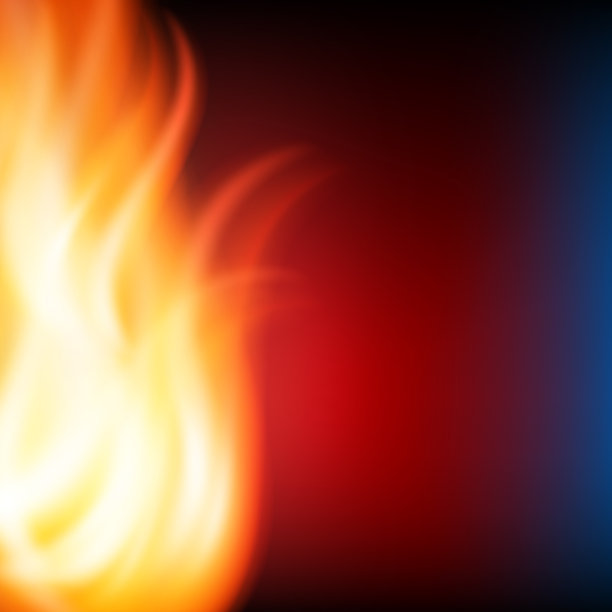 抽象彩虹火背景图片下载