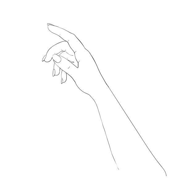 美甲沙龙程序。女人优雅的手臂。用于护手霜或乳液的化妆品插图。图片下载