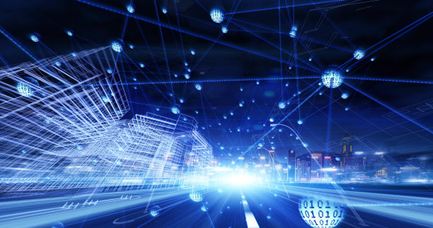 数字wifi信号遍布整个城市图片下载