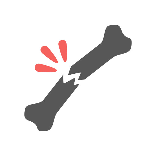 腿部骨折图标图片下载