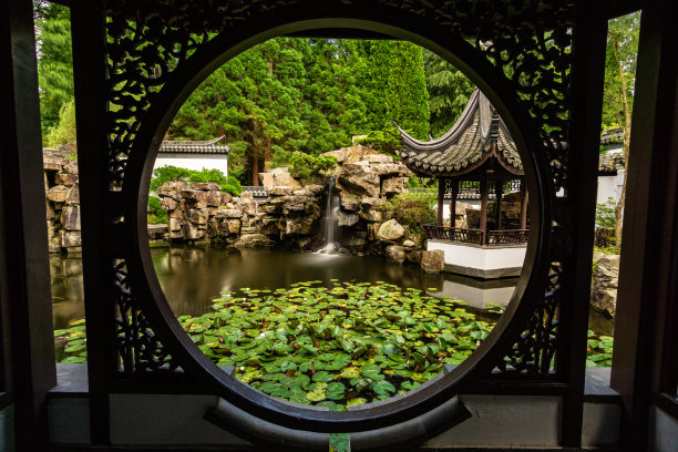 中国园林环湖图片下载