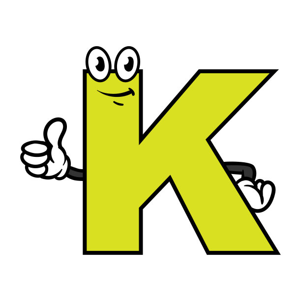 卡通字母K字符图片下载