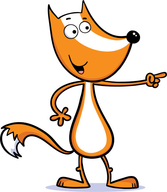 狡猾的狐狸点图片下载