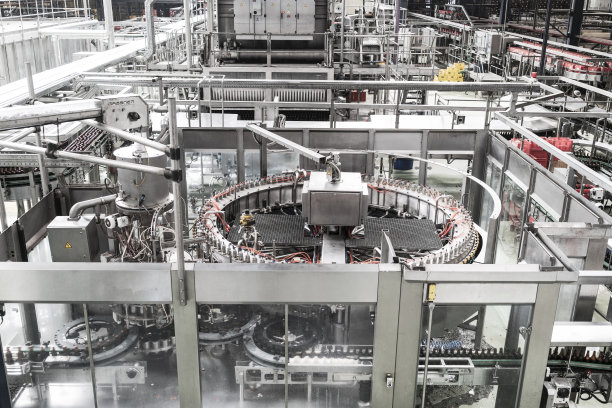 饮料厂室内景观。图片下载