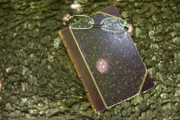 绅士们的老书配老花镜图片下载