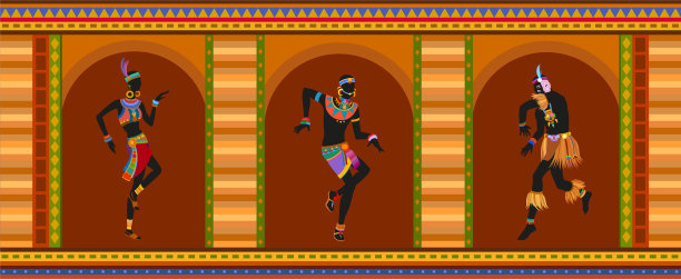 非洲民族舞蹈图片下载