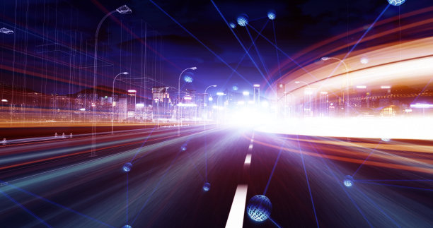 数字wifi信号遍布整个城市图片下载